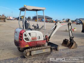 2018 Takeuchi TB216 Mini Excavators For Auction: Leeds -27th, 28th, 29th, 30th November 24 @ 8:00am full