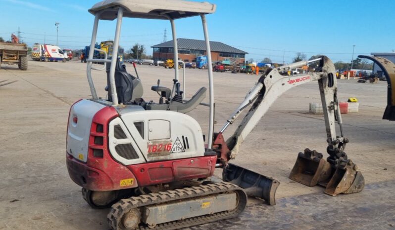 2018 Takeuchi TB216 Mini Excavators For Auction: Leeds -27th, 28th, 29th, 30th November 24 @ 8:00am full