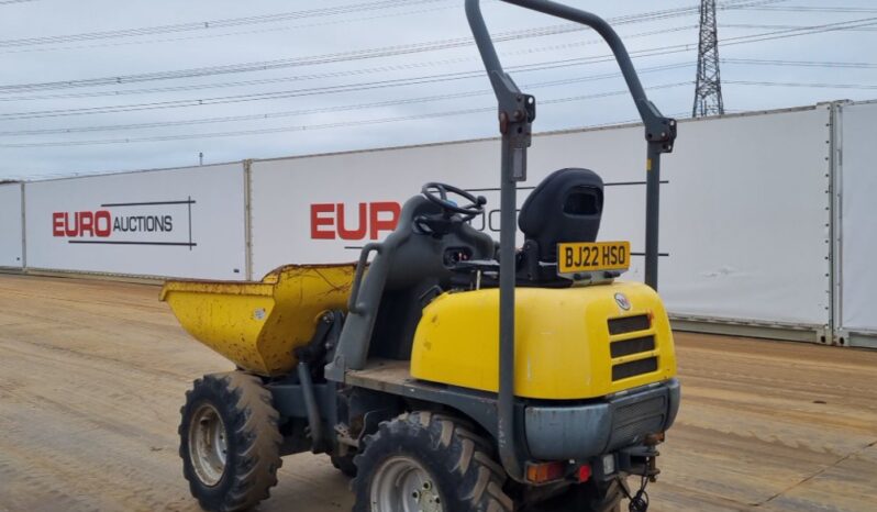 2019 Wacker Neuson 1001 Site Dumpers For Auction: Leeds -27th, 28th, 29th, 30th November 24 @ 8:00am full