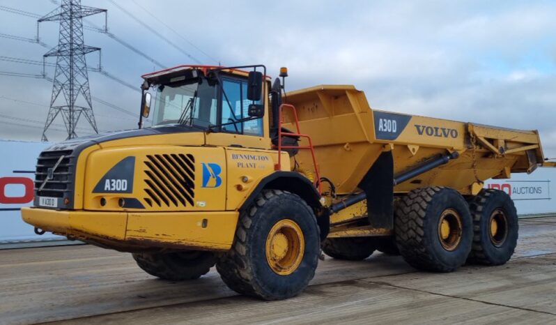 Volvo A30D Articulated Dumptrucks For Auction: Leeds -27th, 28th, 29th, 30th November 24 @ 8:00am