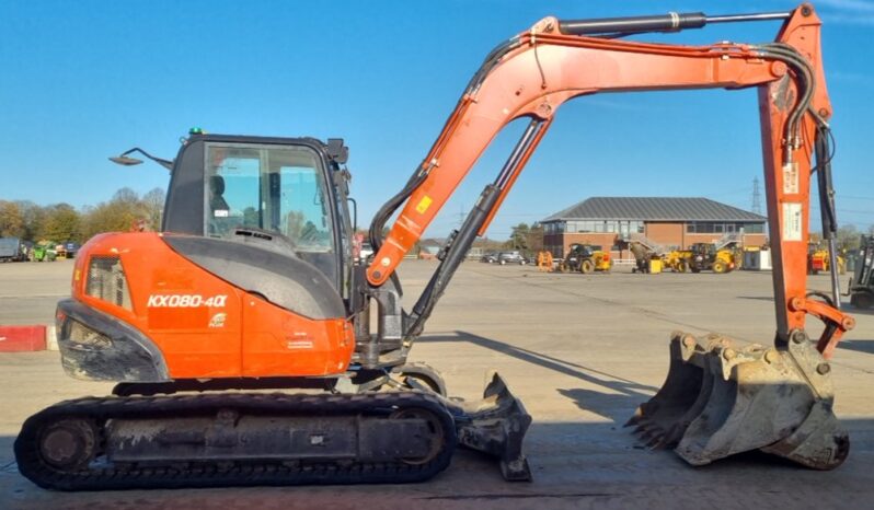 2018 Kubota KX080-4A 6 Ton+ Excavators For Auction: Leeds -27th, 28th, 29th, 30th November 24 @ 8:00am full