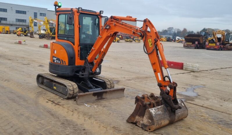 2019 Doosan DX27Z Mini Excavators For Auction: Leeds -27th, 28th, 29th, 30th November 24 @ 8:00am full