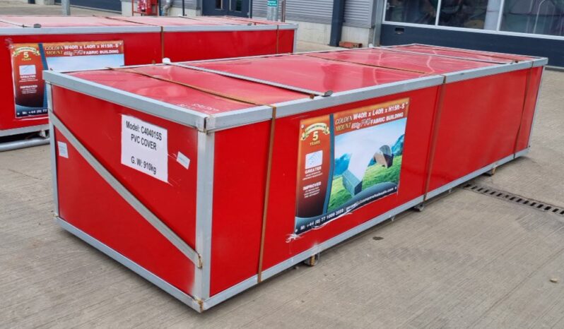 Golden Mount 40x40x15 PVC Dome Storage Shelter Modular Buildings For Auction: Leeds -27th, 28th, 29th, 30th November 24 @ 8:00am