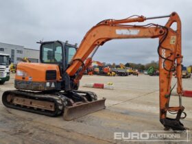 2010 Doosan DX80R 6 Ton+ Excavators For Auction: Leeds -27th, 28th, 29th, 30th November 24 @ 8:00am full