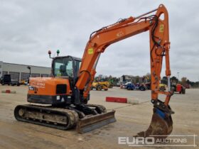 2014 Doosan DX80R 6 Ton+ Excavators For Auction: Leeds -27th, 28th, 29th, 30th November 24 @ 8:00am full