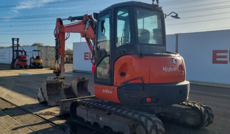 2017 Kubota U55-4 Mini Excavators For Auction: Leeds -27th, 28th, 29th, 30th November 24 @ 8:00am full