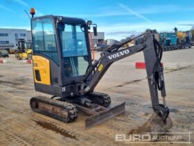 2019 Volvo EC18E Mini Excavators For Auction: Leeds -27th, 28th, 29th, 30th November 24 @ 8:00am full