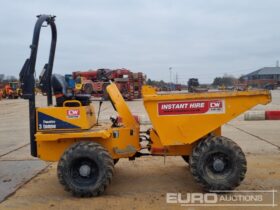 2018 Thwaites 3 Ton Site Dumpers For Auction: Leeds -27th, 28th, 29th, 30th November 24 @ 8:00am full