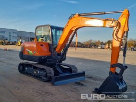 Unused 2024 Develon DX60E-10N 6 Ton+ Excavators For Auction: Leeds -27th, 28th, 29th, 30th November 24 @ 8:00am full