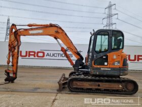 2010 Doosan DX80R 6 Ton+ Excavators For Auction: Leeds -27th, 28th, 29th, 30th November 24 @ 8:00am full