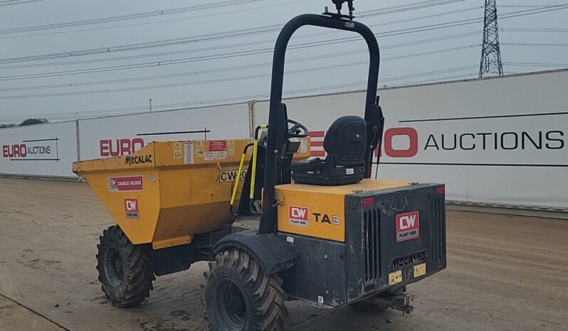 2018 Mecalac TA3 Site Dumpers For Auction: Leeds -27th, 28th, 29th, 30th November 24 @ 8:00am full