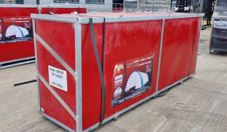 Unused 2024 Golden Mount 30x85x15 PVC Dome Storage Shelter Modular Buildings For Auction: Leeds -27th, 28th, 29th, 30th November 24 @ 8:00am