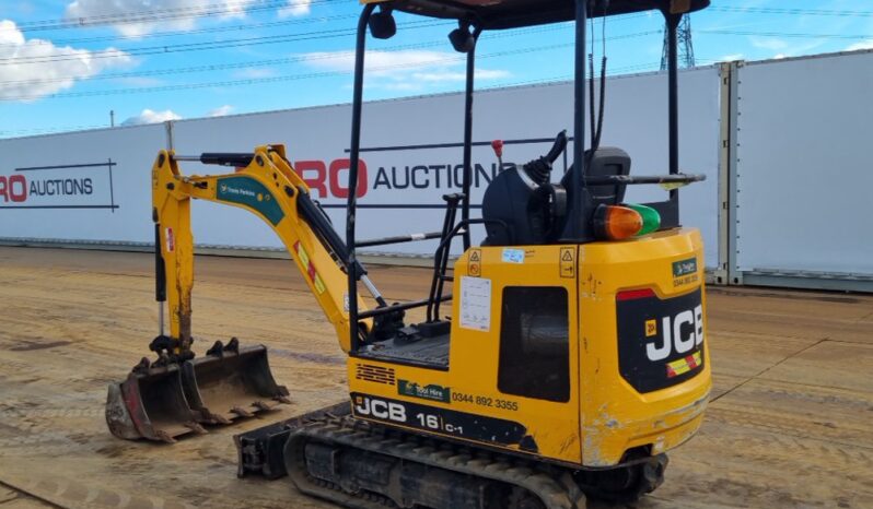 2020 JCB 16C-1 Mini Excavators For Auction: Leeds -27th, 28th, 29th, 30th November 24 @ 8:00am full