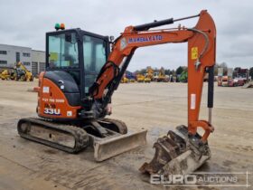 2021 Hitachi ZX33U-6 CLR Mini Excavators For Auction: Leeds -27th, 28th, 29th, 30th November 24 @ 8:00am full