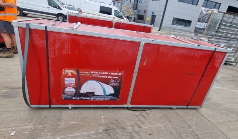 Unused 2024 Golden Mount 30x85x15 PVC Dome Storage Shelter Modular Buildings For Auction: Leeds -27th, 28th, 29th, 30th November 24 @ 8:00am full