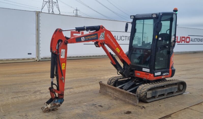 2022 Kubota U27-4 Mini Excavators For Auction: Leeds -27th, 28th, 29th, 30th November 24 @ 8:00am