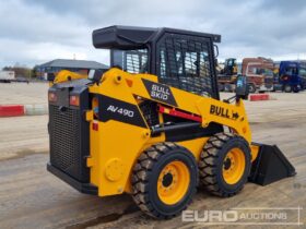 Unused 2024 Bull AV490 Skidsteer Loaders For Auction: Leeds -27th, 28th, 29th, 30th November 24 @ 8:00am full