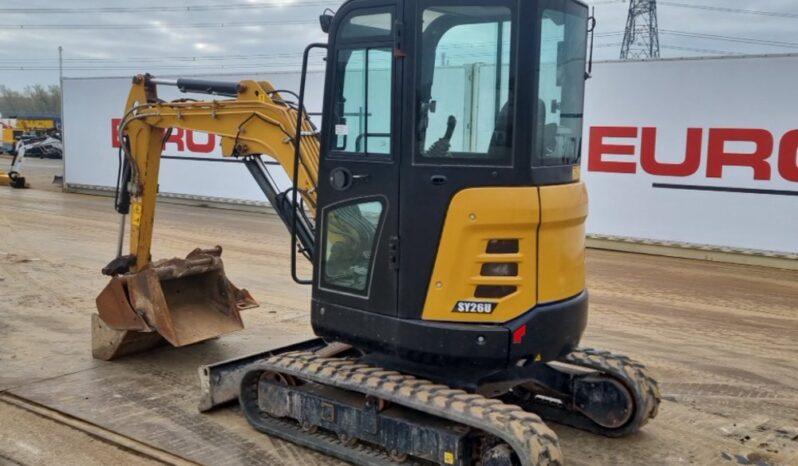 2021 Sany SY26U Mini Excavators For Auction: Leeds -27th, 28th, 29th, 30th November 24 @ 8:00am full