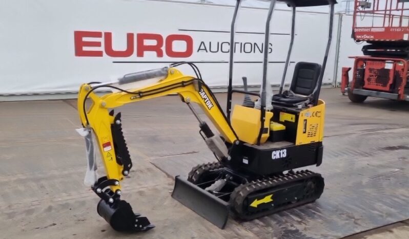 Unused 2024 Captok CK13 Micro Excavators For Auction: Leeds -27th, 28th, 29th, 30th November 24 @ 8:00am