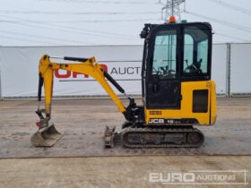 2018 JCB 16C-1 Mini Excavators For Auction: Leeds -27th, 28th, 29th, 30th November 24 @ 8:00am full