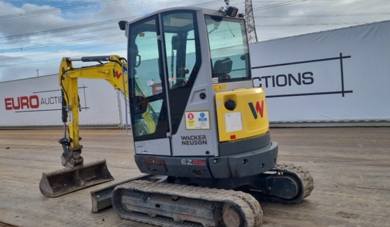 2020 Wacker Neuson EZ26 Mini Excavators For Auction: Leeds -27th, 28th, 29th, 30th November 24 @ 8:00am full