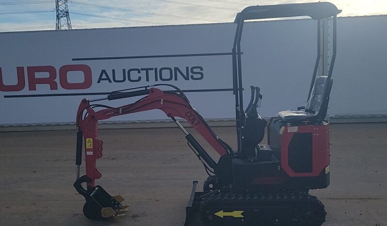 Unused 2024 Colt YFE10 Mini Excavators For Auction: Leeds -27th, 28th, 29th, 30th November 24 @ 8:00am full