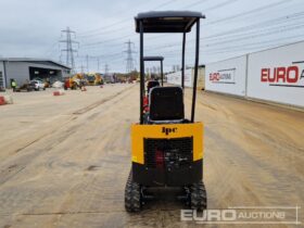 Unused 2024 JPC HT12 Mini Excavators For Auction: Leeds -27th, 28th, 29th, 30th November 24 @ 8:00am full