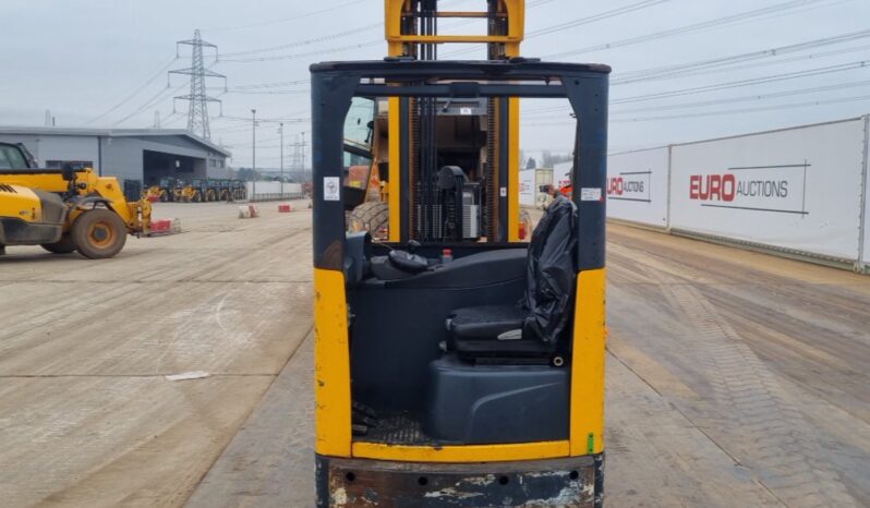 Jungheinrich Electric Reach Forklift, 3 Stage Free Lift Mast, Forks Forklifts For Auction: Leeds -27th, 28th, 29th, 30th November 24 @ 8:00am full