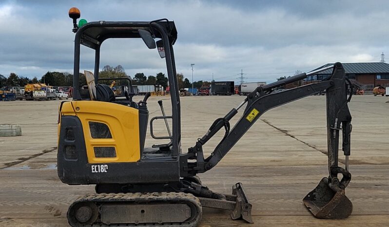 2017 Volvo EC18D Mini Excavators For Auction: Leeds -27th, 28th, 29th, 30th November 24 @ 8:00am full