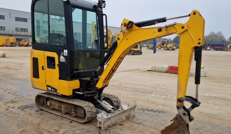 2018 JCB 16C-1 Mini Excavators For Auction: Leeds -27th, 28th, 29th, 30th November 24 @ 8:00am full