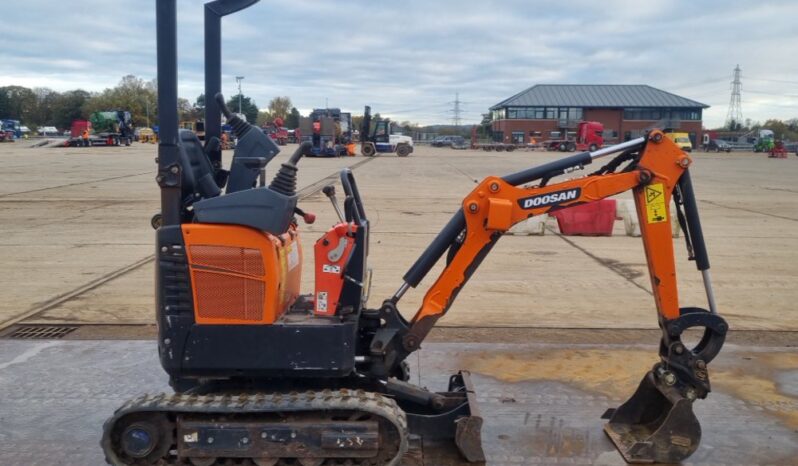 2020 Doosan DX10Z Mini Excavators For Auction: Leeds -27th, 28th, 29th, 30th November 24 @ 8:00am full