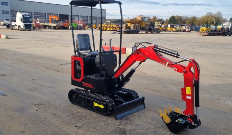 Unused 2024 Colt YFE10 Mini Excavators For Auction: Leeds -27th, 28th, 29th, 30th November 24 @ 8:00am full