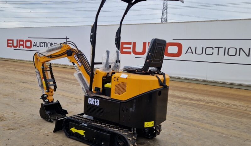 Unused 2024 Captok CK13 Micro Excavators For Auction: Leeds -27th, 28th, 29th, 30th November 24 @ 8:00am full