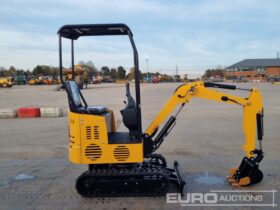 Unused 2024 JPC KV12 Mini Excavators For Auction: Leeds -27th, 28th, 29th, 30th November 24 @ 8:00am full