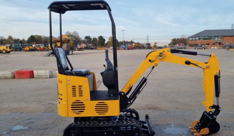 Unused 2024 JPC KV12 Mini Excavators For Auction: Leeds -27th, 28th, 29th, 30th November 24 @ 8:00am full