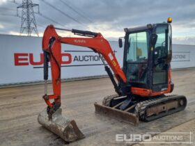 2014 Kubota U27-4 Mini Excavators For Auction: Leeds -27th, 28th, 29th, 30th November 24 @ 8:00am