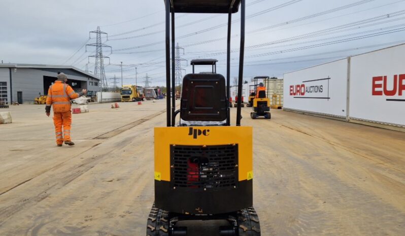 Unused 2024 JPC HT12 Mini Excavators For Auction: Leeds -27th, 28th, 29th, 30th November 24 @ 8:00am full