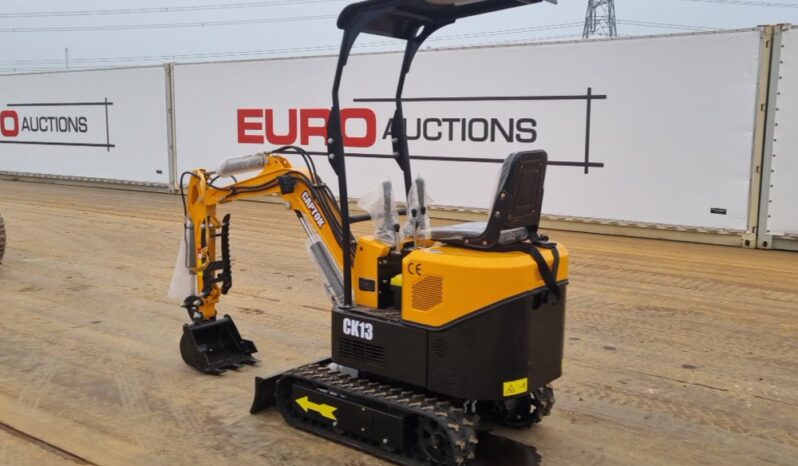 Unused 2024 Captok CK13 Micro Excavators For Auction: Leeds -27th, 28th, 29th, 30th November 24 @ 8:00am full