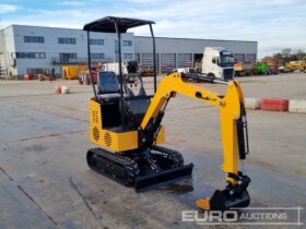 Unused 2024 JPC KV12 Mini Excavators For Auction: Leeds -27th, 28th, 29th, 30th November 24 @ 8:00am full