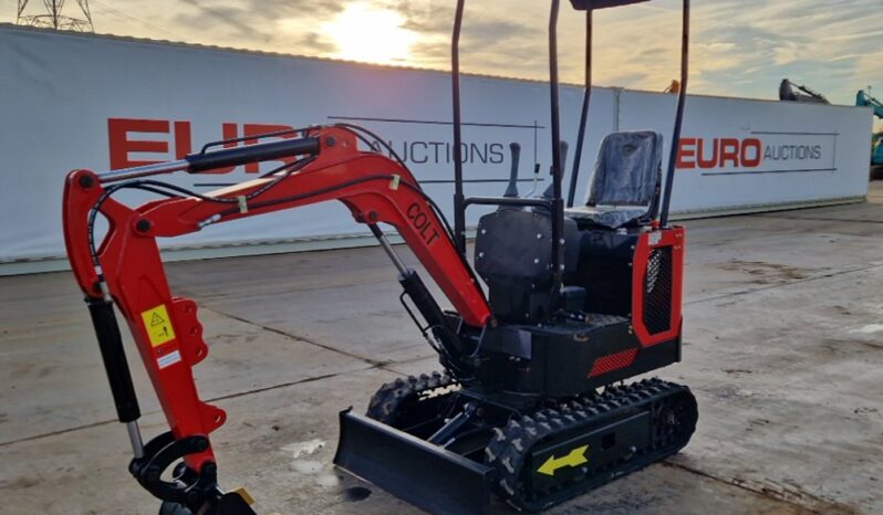 Unused 2024 Colt YFE10 Mini Excavators For Auction: Leeds -27th, 28th, 29th, 30th November 24 @ 8:00am