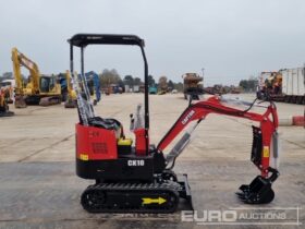 Unused 2024 Captok CK10 Micro Excavators For Auction: Leeds -27th, 28th, 29th, 30th November 24 @ 8:00am full