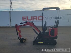 Unused 2024 Colt YFE10 Mini Excavators For Auction: Leeds -27th, 28th, 29th, 30th November 24 @ 8:00am full