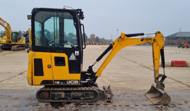 2018 JCB 16C-1 Mini Excavators For Auction: Leeds -27th, 28th, 29th, 30th November 24 @ 8:00am full