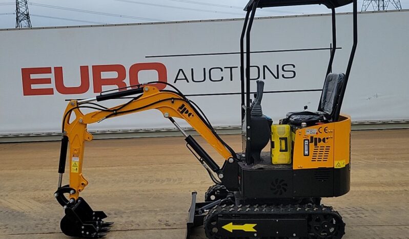 Unused 2024 JPC HT12 Mini Excavators For Auction: Leeds -27th, 28th, 29th, 30th November 24 @ 8:00am full