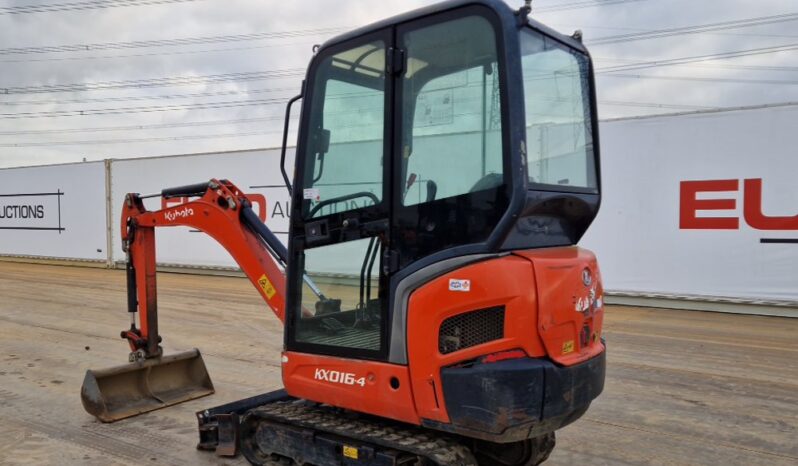 2016 Kubota KX016-4 Mini Excavators For Auction: Leeds -27th, 28th, 29th, 30th November 24 @ 8:00am full