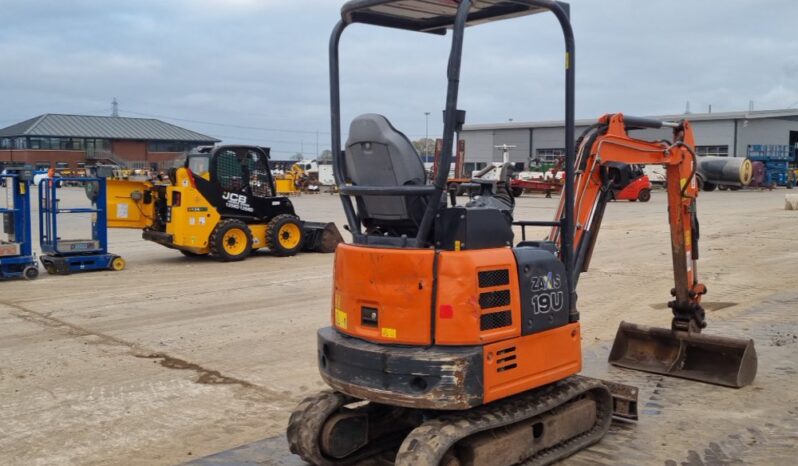 2019 Hitachi ZX19U-5A YR Mini Excavators For Auction: Leeds -27th, 28th, 29th, 30th November 24 @ 8:00am full