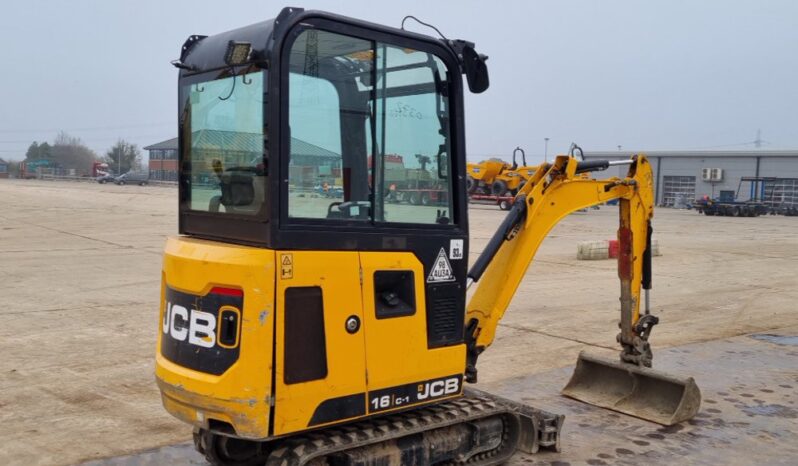 2018 JCB 16C-1 Mini Excavators For Auction: Leeds -27th, 28th, 29th, 30th November 24 @ 8:00am full