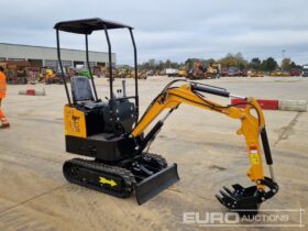 Unused 2024 JPC HT12 Mini Excavators For Auction: Leeds -27th, 28th, 29th, 30th November 24 @ 8:00am full