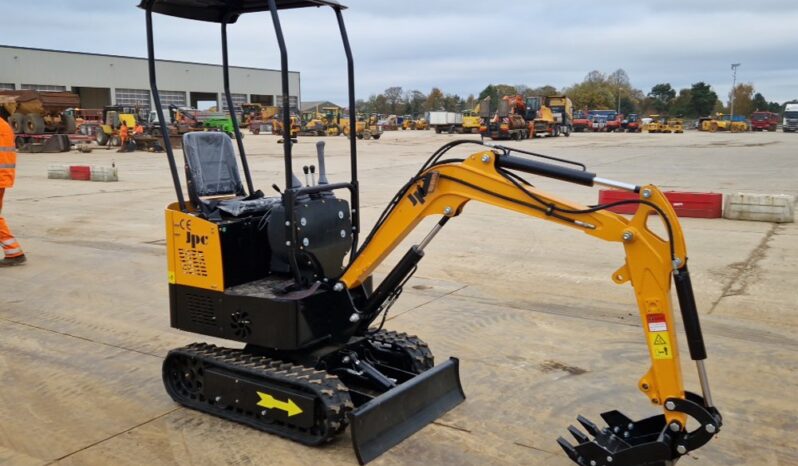 Unused 2024 JPC HT12 Mini Excavators For Auction: Leeds -27th, 28th, 29th, 30th November 24 @ 8:00am full