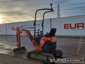 2016 Kubota U10-3 Mini Excavators For Auction: Leeds -27th, 28th, 29th, 30th November 24 @ 8:00am full